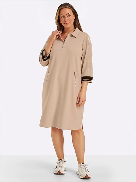 creation L Shirtkleid "Modal-Mix-Kleid" Reißverschlusstasche günstig online kaufen