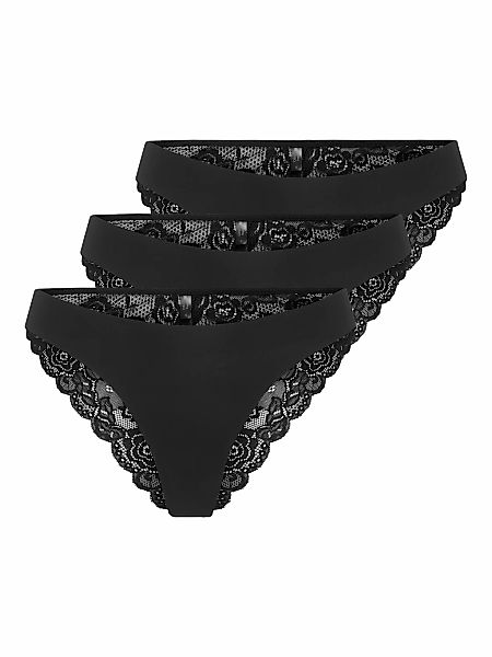 ONLY Brasilslip "ONLCHLOE LACE BRAZIL 3-PACK NOOS ACC", (Packung, 3 St.) günstig online kaufen