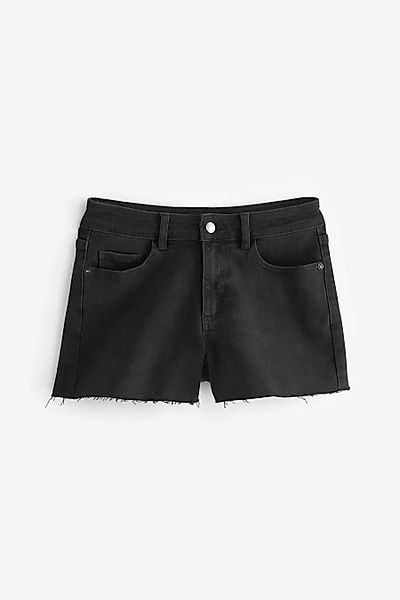 Next Shorts Superweiche Denim-Shorts mit Fransensaum günstig online kaufen