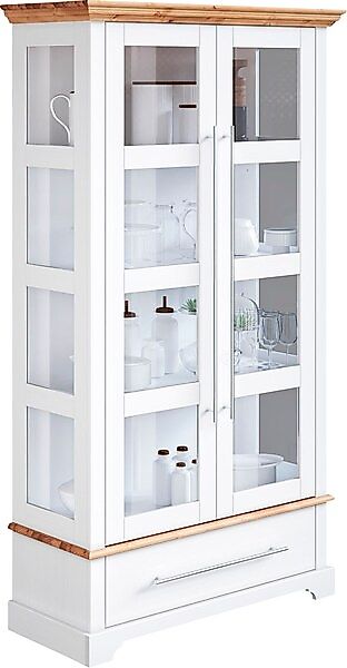 OTTO home Vitrine "Melissa" Höhe 169 cm, Breite 94 cm, 2-türig, Kiefer mass günstig online kaufen