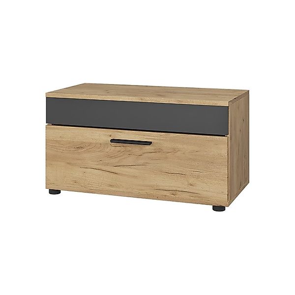 Vicco Bücherregal Berno, Goldkraft Eiche/Anthrazit, 70.8 günstig online kaufen