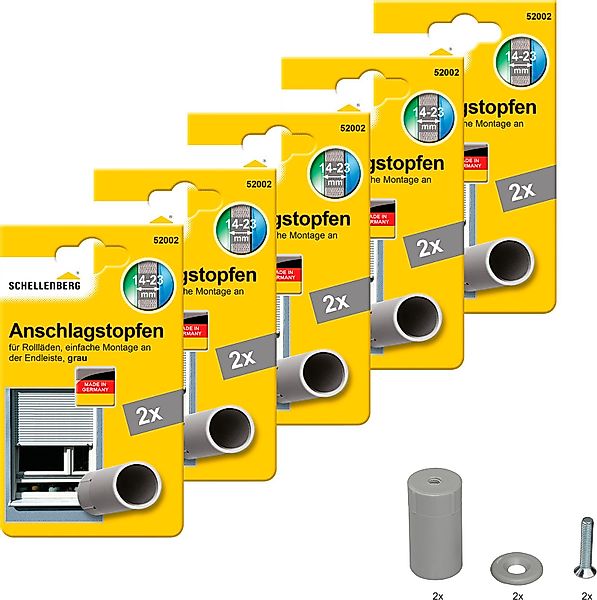 SCHELLENBERG Rollladen-Anschlagstopper für Rollläden, 2 mm günstig online kaufen