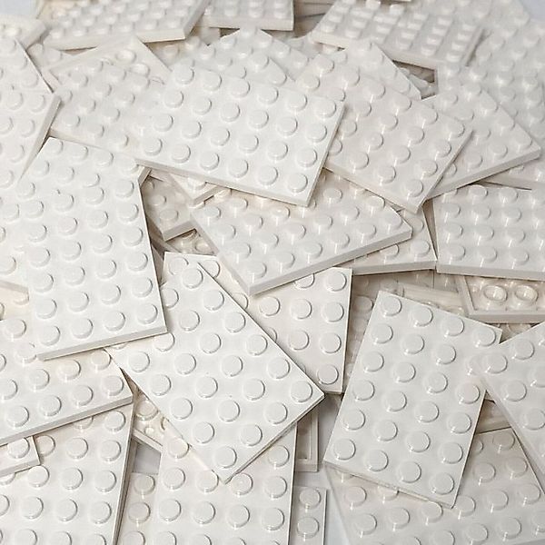 LEGO® Spielbausteine LEGO® 4x6 Platten Bauplatten Weiß - 3032 NEU! Menge 10 günstig online kaufen