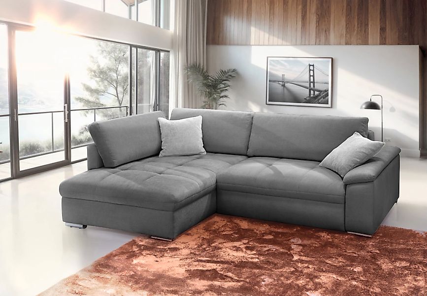 exxpo - sofa fashion Ecksofa "Casa Grande inkl. Bettfunktion & Bettkasten, günstig online kaufen