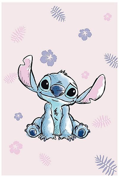 Kinderdecke Disney Fleecedecke Lilo and Stitch Schmusedecke Alien 100x150 c günstig online kaufen