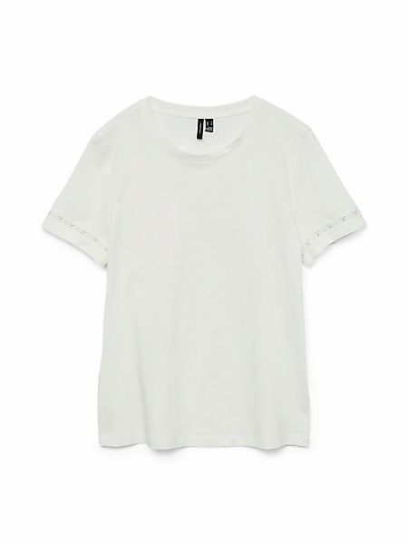 Vero Moda Kurzarmshirt "VMSAVANNAH FRANCIS SS TOP BOX JRS SPE GA" günstig online kaufen
