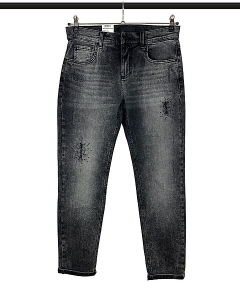 ANGELS Gerade Jeans BOYFRIEND CRYSTAL - Damenjeans mit Strassbesatz günstig online kaufen