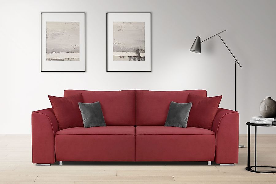 OTTO home 3-Sitzer "BEATRICE auch als Schlafsofa mit Bettkasten, B/T/H 250/ günstig online kaufen