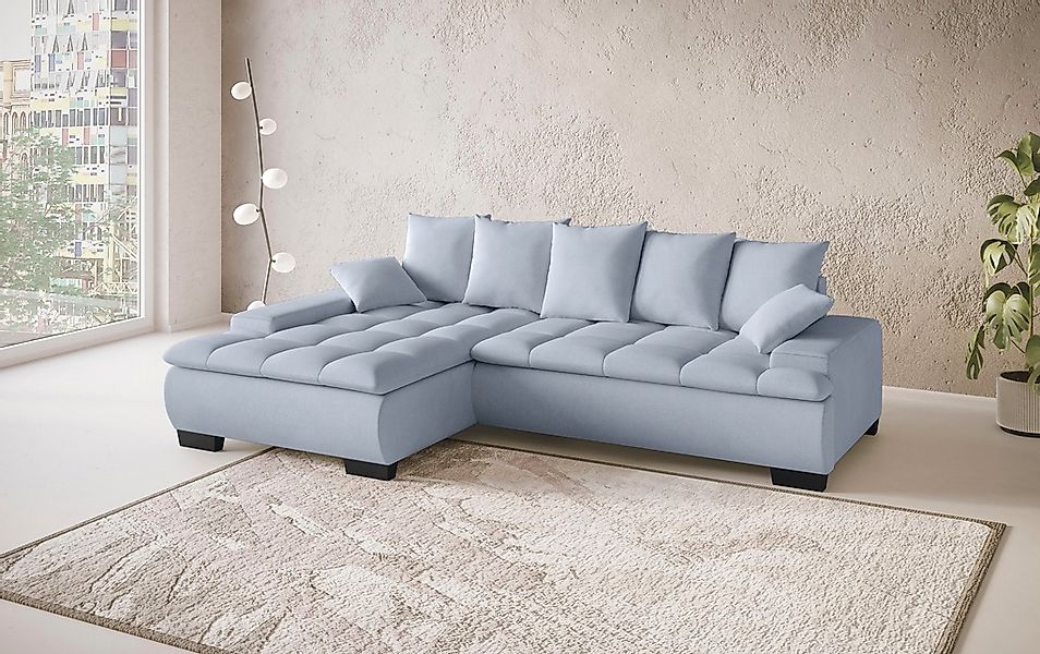 INOSIGN Ecksofa "Haiti II, L-Form", wahlweise mit Schlaffunktion/Bettkasten günstig online kaufen