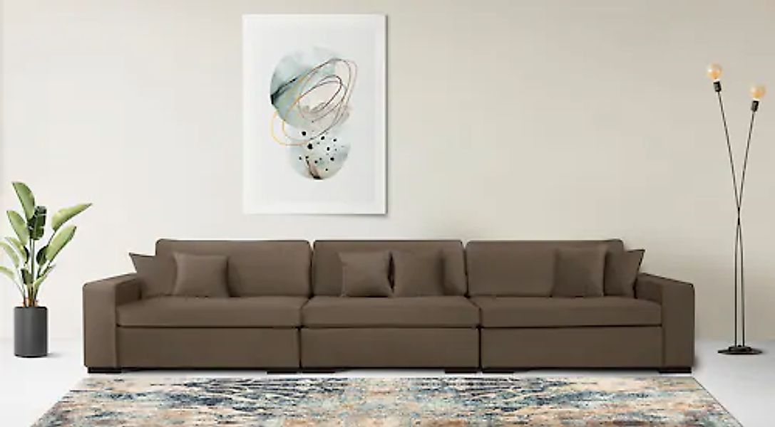 Home affaire 3-Sitzer »Skara« Lounge-Sofa mit Federkernpolsterung, in viele günstig online kaufen