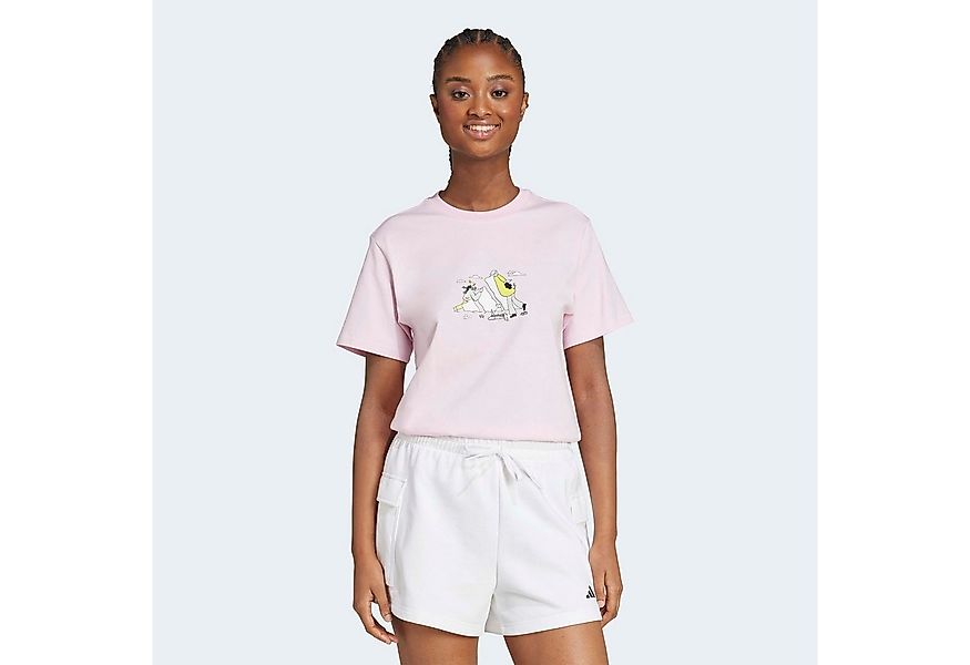adidas Sportswear T-Shirt DOODLE GRAFIK Kurzarm, verspielte Doodle-Grafik, günstig online kaufen
