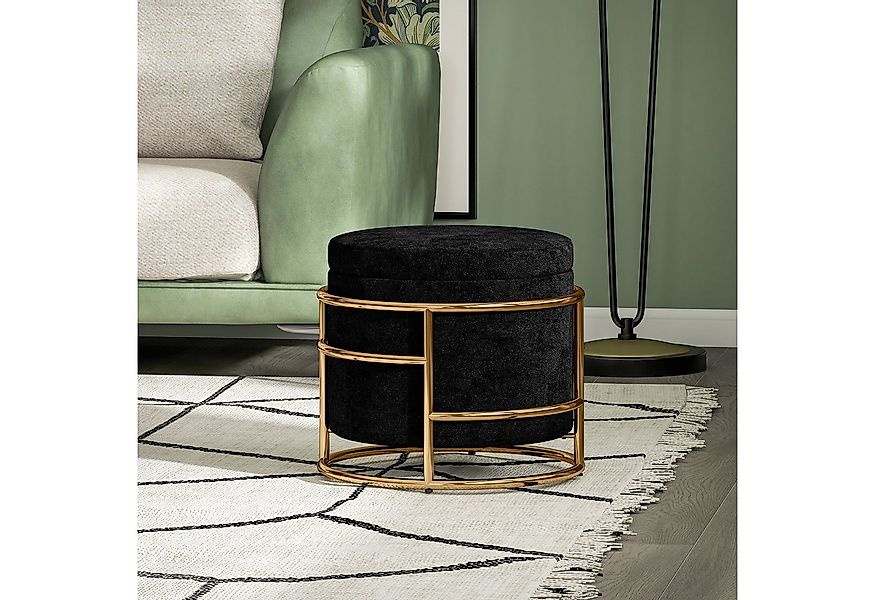 HOMCOM Sitzhocker mit Stauraum, Kleiner Hocker mit Deckel (Fußhocker, 1 St. günstig online kaufen