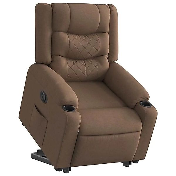 vidaXL Relaxsessel mit Aufstehhilfe Elektrisch Braun Stoff 3310276 günstig online kaufen