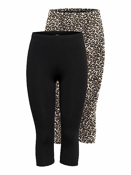 ONLY 3/4-Leggings "ONLLIVE LOVE 3/4 CS LEGGINGS 2 PACK" günstig online kaufen