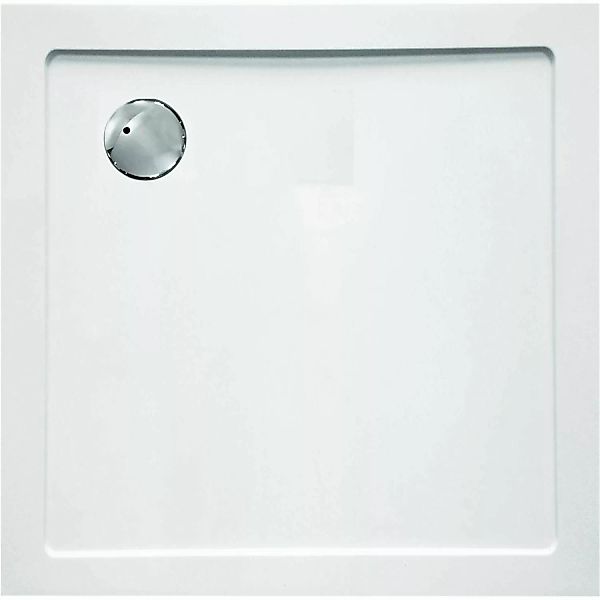 Sanotechnik Duschwanne Extraflach SMC Viertelkreis 90 cm x 90 cm Weiß günstig online kaufen
