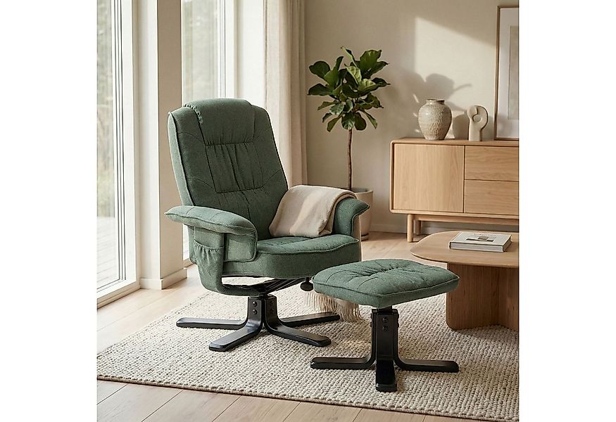 IDIMEX Relaxsessel CHARLY, Fernsehsessel mit Hocker, TV-Sessel neigungsvers günstig online kaufen