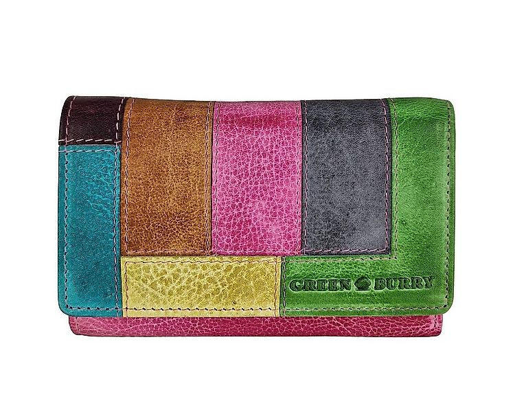 Greenburry Geldbörse Candy Shop bunte Damen Leder Geldbörse Portmonee 864-7 günstig online kaufen