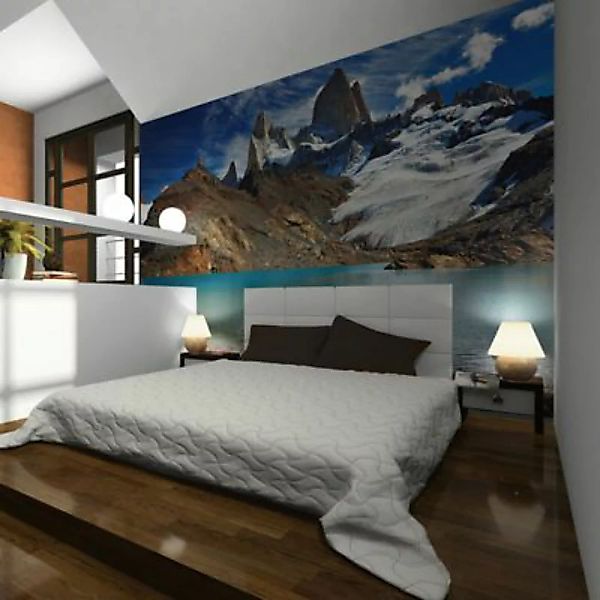 artgeist Fototapete Mount Fitz Roy, Patagonia, Argentina mehrfarbig Gr. 250 günstig online kaufen