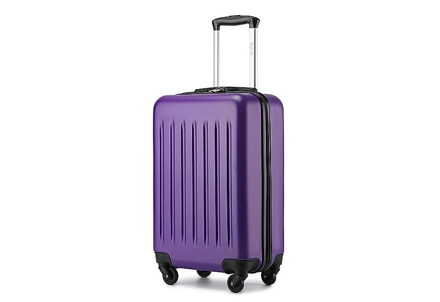 KONO Handgepäckkoffer Hartschale Koffer Zwillingsrollen ABS Handgepäck Bord günstig online kaufen