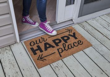 Entryways Fußmatte Entryways Handgewebte Kokosfußmatte Fußmmatte günstig online kaufen