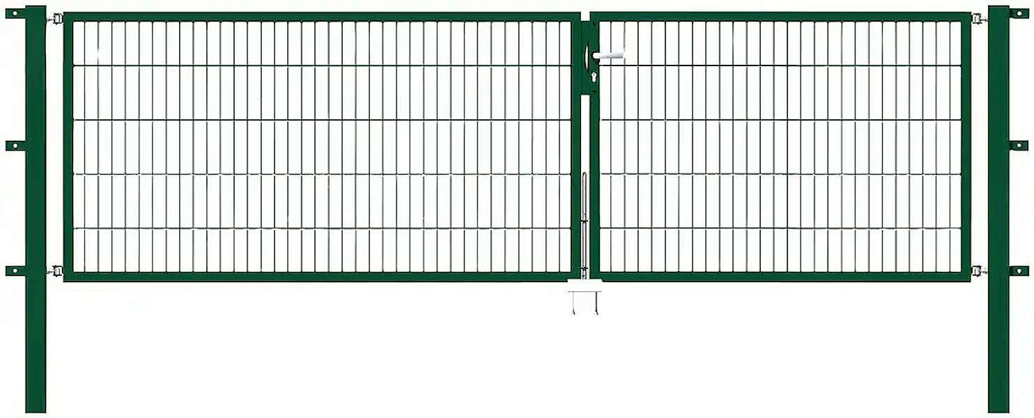 Alberts Zaundoppeltür "Flexo" 350 cm Breite, in versch. Höhen günstig online kaufen