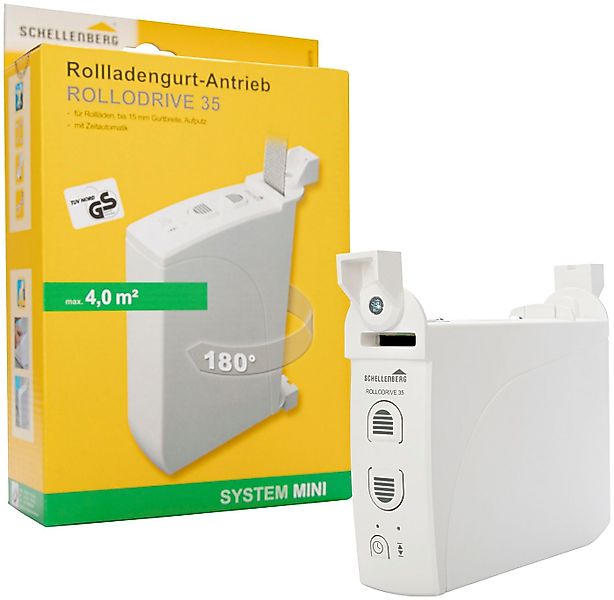 SCHELLENBERG Rollladengurt-Antrieb Aufputz, elektrischer Gurtwickler Rollod günstig online kaufen
