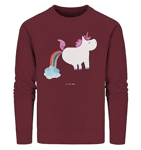 Mr. & Mrs. Panda Longpullover Einhorn Pupsen Größe S - Burgundy - Geschenk, günstig online kaufen