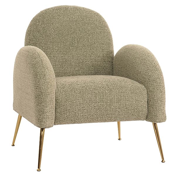 MCW Loungesessel MCW-N69, Abgerundetes Design, Goldene günstig online kaufen