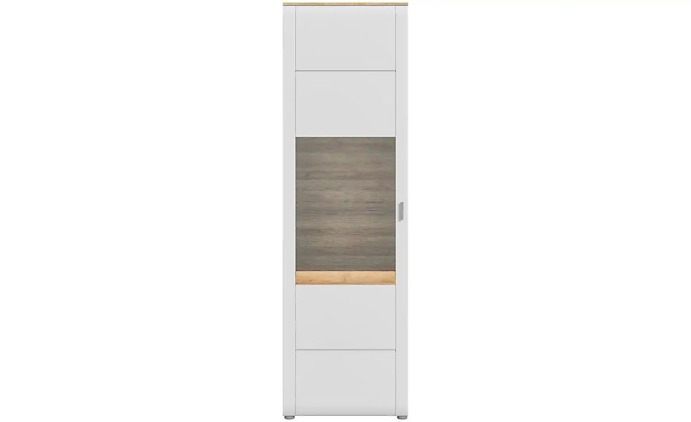 xonox.home Vitrine in Ashgrey Matt - 61x202x37cm (BxHxT) günstig online kaufen