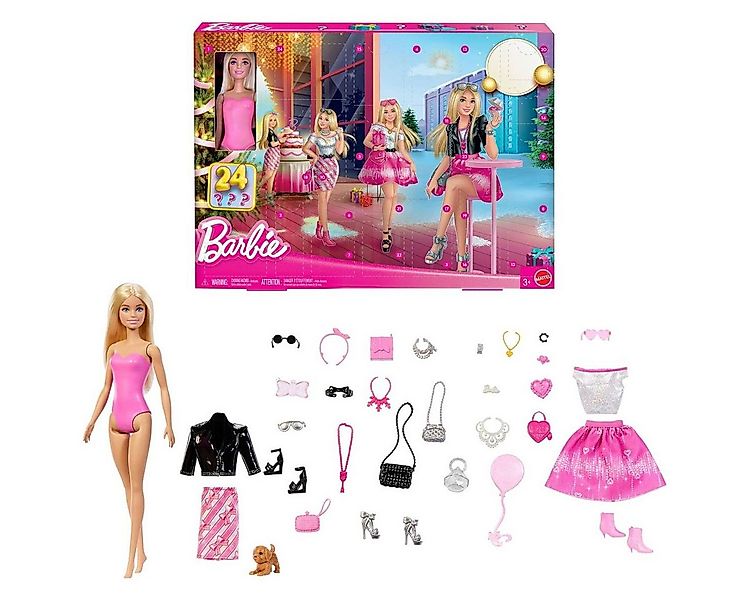 Mattel® Puppen Accessoires-Set Mattel JFL63 - Barbie - Modepuppe Adventskal günstig online kaufen