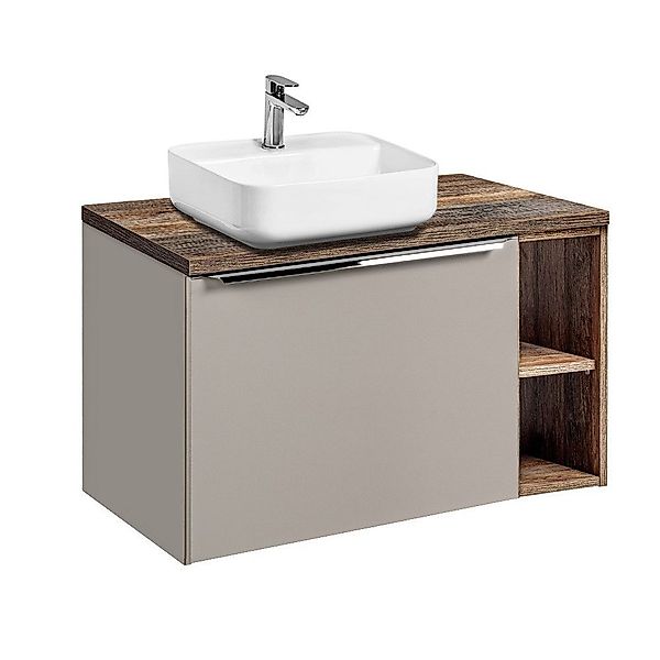 Lomadox Badmöbel-Set PUEBLA-56-TAUPE, (Spar-Set, 4-St), taupe günstig online kaufen
