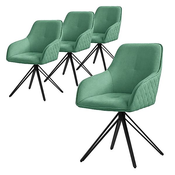 ML-DESIGN Polsterstuhl Esszimmerstuhl aus Textil Webstoff günstig online kaufen