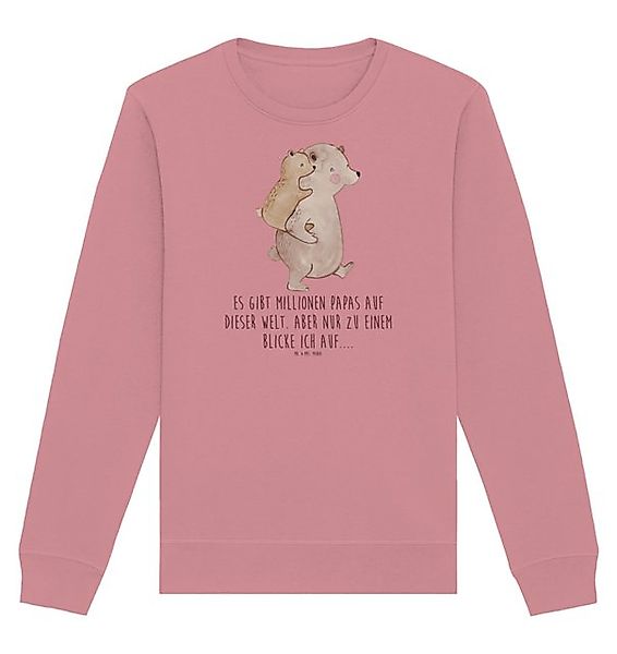 Mr. & Mrs. Panda Longpullover Größe XL Papa Bär - Canyon Pink - Geschenk, V günstig online kaufen