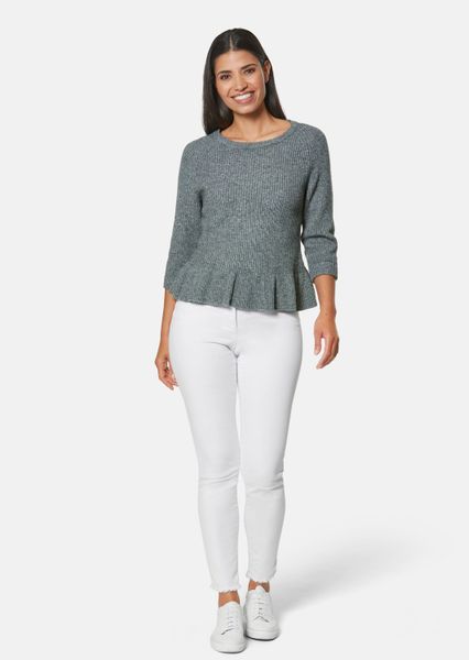MADELEINE Strickpullover Pullover mit Schößchen günstig online kaufen