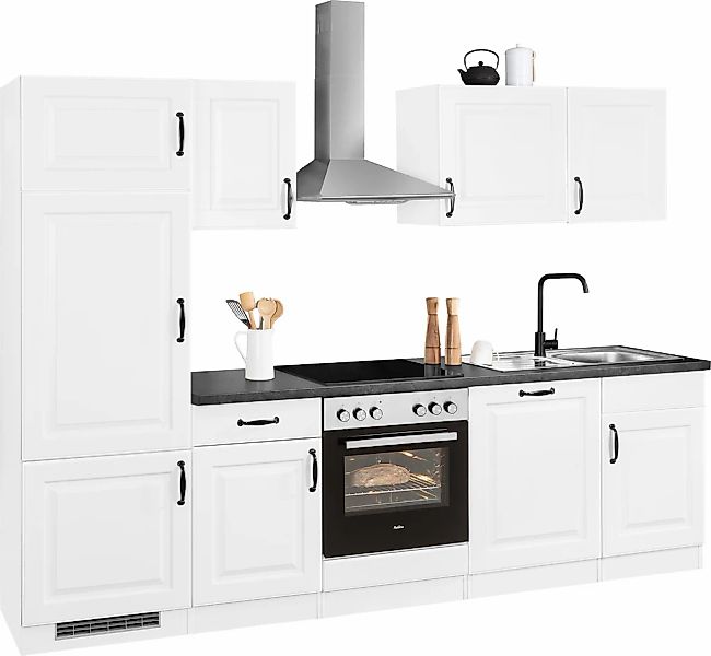 wiho Küchen Küchenzeile Erla, TOPSELLER, mit E-Geräten, Breite 280 cm günstig online kaufen