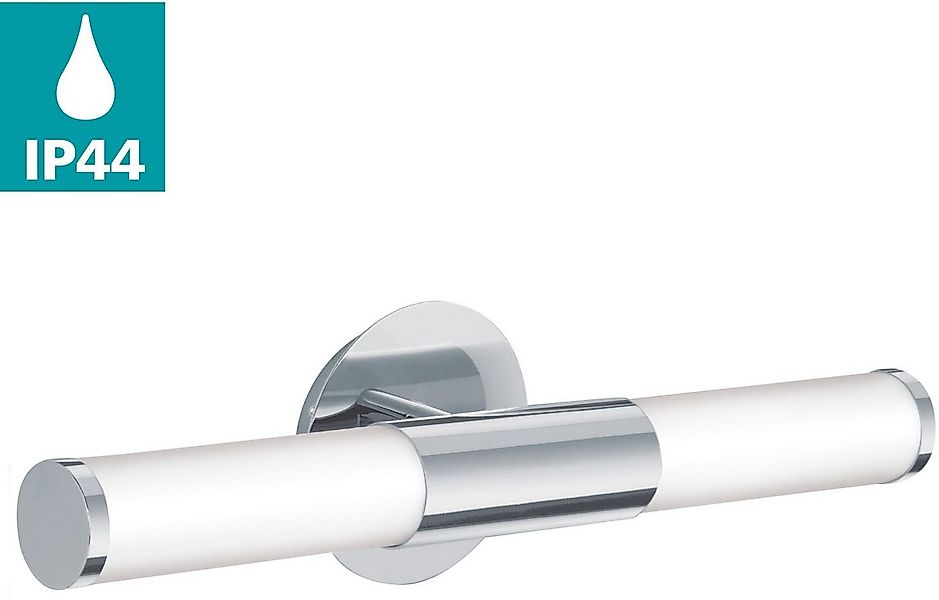 EGLO Wandleuchte PALMERA Wandlampe, E14, IP44, Bad Spiegellampe, Stahl und günstig online kaufen