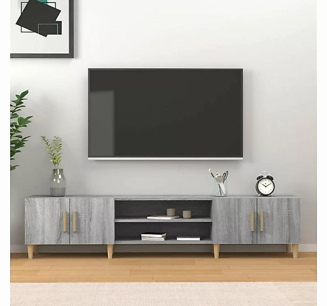 vidaXL TV-Schrank TV-Schrank Grau Sonoma 180x31,5x40 cm Holzwerkstoff (1-St günstig online kaufen