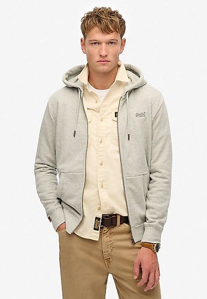 Superdry Kapuzensweatjacke ESSENTIAL LOGO ZIP HOODIE HB Baumwollmischung, s günstig online kaufen