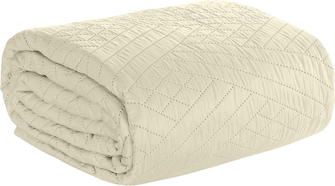 Design91 Bettüberwurf Zweiseitige Decke, dekorative Decke günstig online kaufen