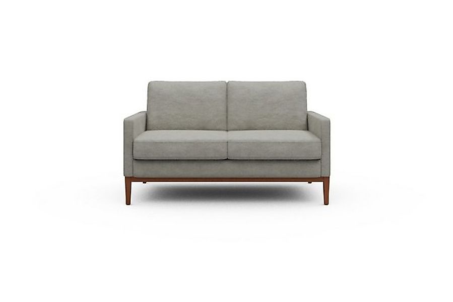 moebelfaktor Sofa Bodo 2-Sitzer, Retro-Design, elegante Linien, stabile Hol günstig online kaufen