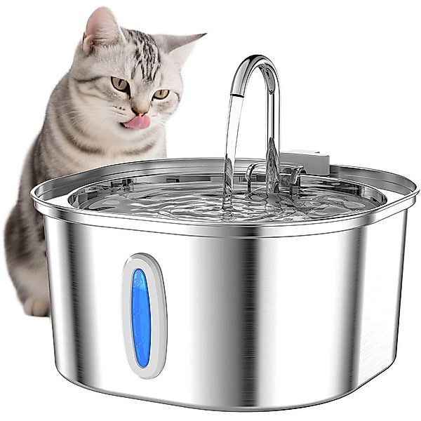 Ledander Trinkbrunnen 3,2L Trinkbrunnen mit Wasserstandsanzeige,Katzenbrunn günstig online kaufen