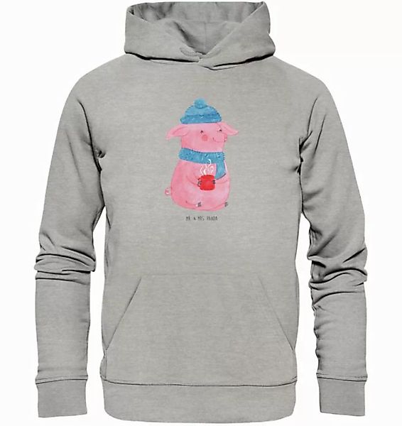 Mr. & Mrs. Panda Hoodie Schweinchen Glühwein Größe XS - Heather Grey - Gesc günstig online kaufen