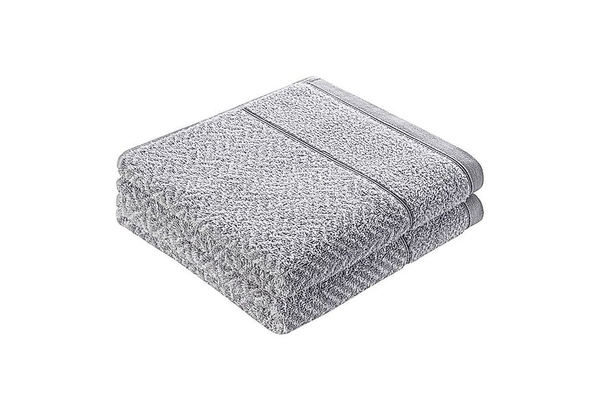 Herzbach Home Duschtücher Italiana 70x140 cm, (2-St), 500g/m², Premium-Qual günstig online kaufen