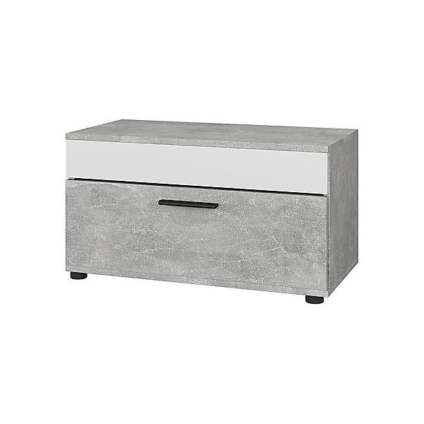 Vicco Bücherregal Berno, Beton/Weiß, 70.8 x günstig online kaufen