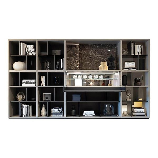 Poliform Anbauschrank Sideboard Wall System Korpus Lack Matt Arena Grau Rüc günstig online kaufen