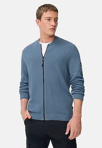 camel active Strickjacke im Bomberstil Stehkragen günstig online kaufen