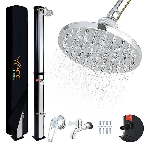 CCLIFE Gartendusche Solardusche Gartendusche mit Abdeckhaube günstig online kaufen