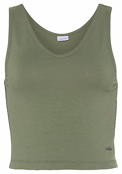 LASCANA Tanktop modisch kurzer Schnitt günstig online kaufen