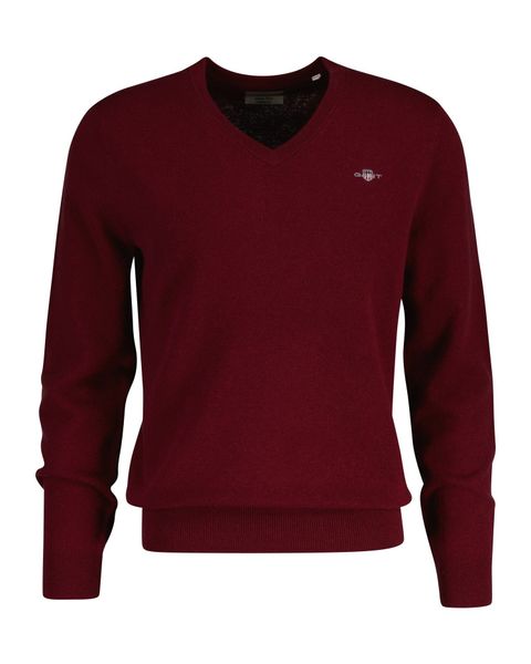 Gant V-Ausschnitt-Pullover EXTRAFINE LAMBSWOOL V-NECK mit günstig online kaufen