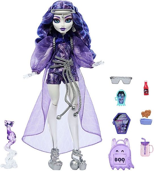 MonsterHigh™ Anziehpuppe Spectra Vondergeist mit Frettchen günstig online kaufen
